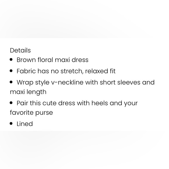 Pink Lily XS floral Maxi dress - Picture 10 of 10